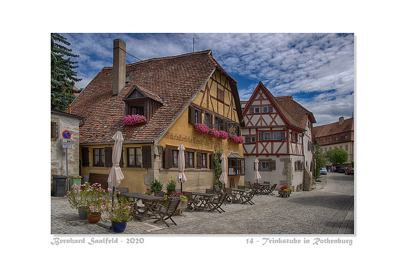 Bernhard Saalfeld - 14 - Trinkstube in Rothenburg_800